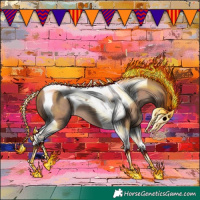 Horse Color:Classic Champagne Tobiano 