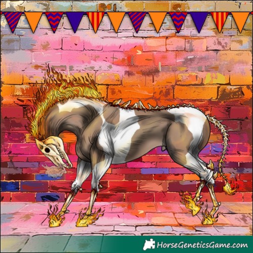 Horse Color:Classic Champagne Tobiano 