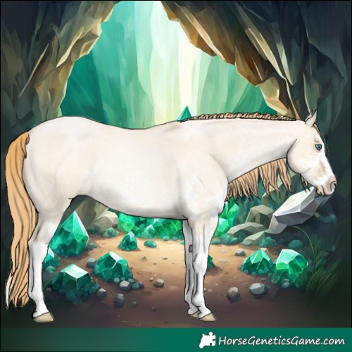 Horse Color:White Spotted Smoky Grullo Roan Pearl Splash Rabicano