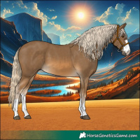 Horse Color:Chocolate Palomino