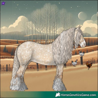 Horse Color:Chocolate Palomino Dun Snowflake Varnish  and Chocolate Palomino Dun Splash Snowflake Varnish 