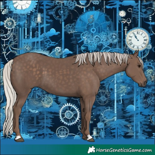 Horse Color:Silver Black