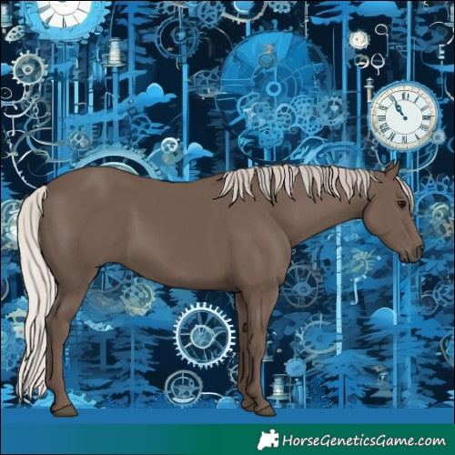 Horse Color:Silver Black
