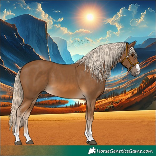 Horse Color:Chocolate Palomino 
