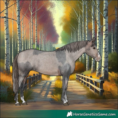 Horse Color:Bay Sabino Splash Appaloosa  and Bay Dun Sabino Splash Appaloosa 