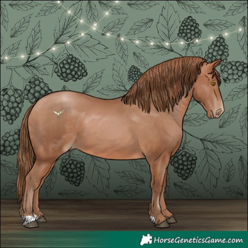 Horse Color:Brown Pearl 