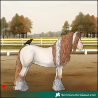 Horse Color:Sable Champagne Pearl Dun Sabino Tobiano