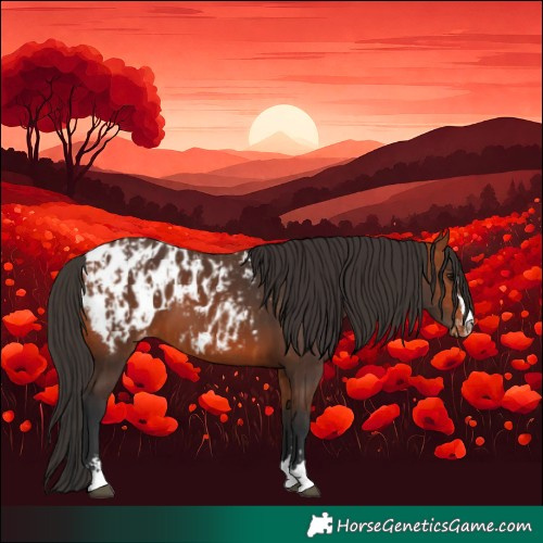 Horse Color:Bay Appaloosa  and Bay Appaloosa 