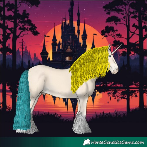Horse Color:Cremello Tobiano 