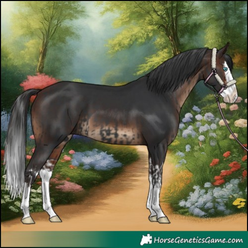 Horse Color:Black Splash  and Brown Splash 