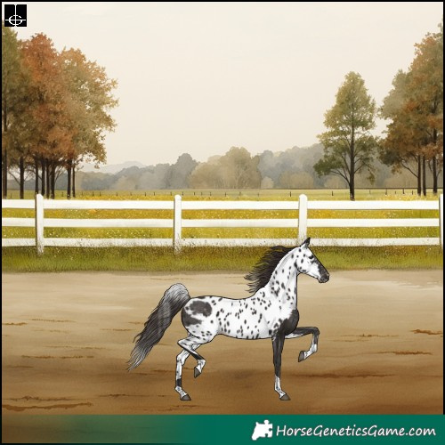 Horse Color:Liver Chestnut Tobiano Skewed LP Spotted Rabicano 