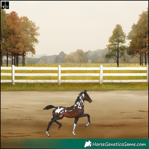 Horse Color:Liver Chestnut Tobiano Skewed Appaloosa Rabicano 