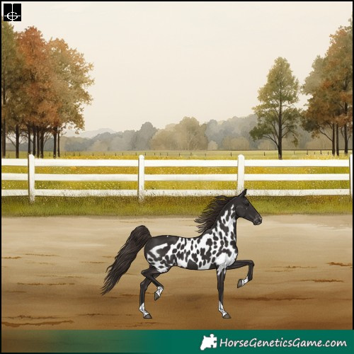 Horse Color:Liver Chestnut Tobiano Skewed Appaloosa Rabicano 