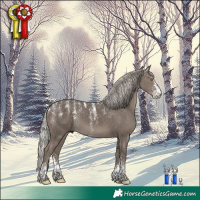 Horse Color:Powder White Silver Black Sabino 