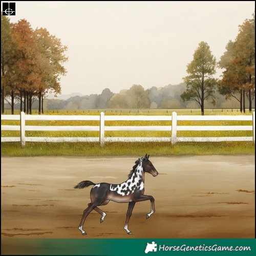 Horse Color:Liver Chestnut Tobiano Skewed Appaloosa Rabicano 