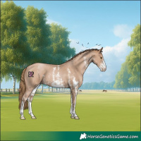 Horse Color:Black Pearl Sabino 