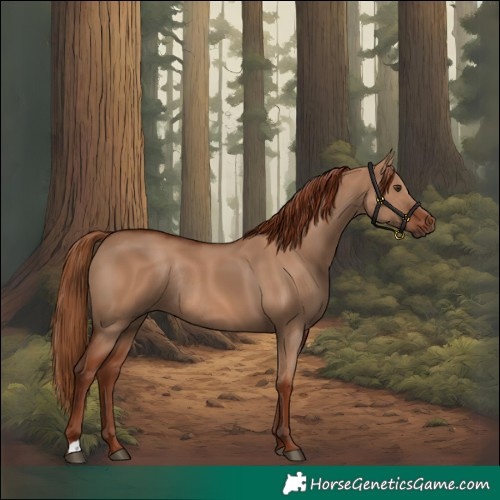 Horse Color:Red Dun Rabicano 