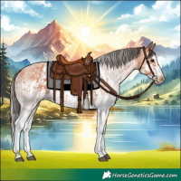Horse Color:White Spotted Bay Splash Appaloosa  and White Spotted Bay Splash Frame Appaloosa 