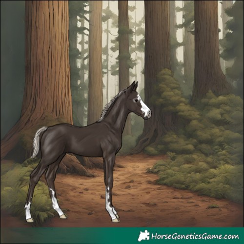 Horse Color:Gray Silver Black 
