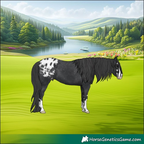 Horse Color:Black Varnish