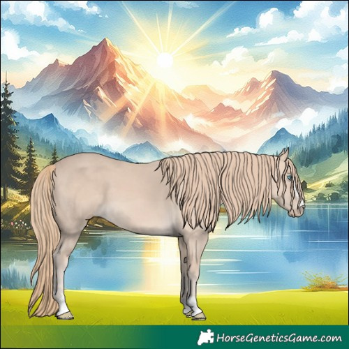 Horse Color:Perlino