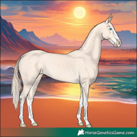 Horse Color:Perlino Splash