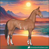 Horse Color:Bay Sabino