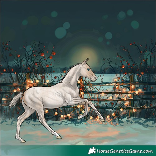 Horse Color:Chocolate Palomino Roan Pearl 
