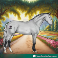 Horse Color:Silver Bay Chinchilla 