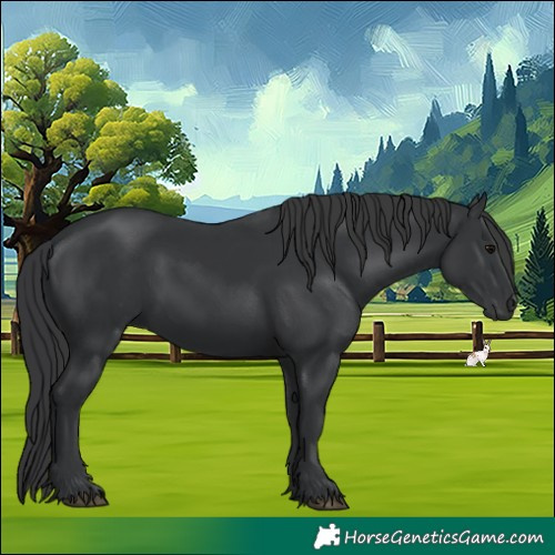 Horse Color:Black 