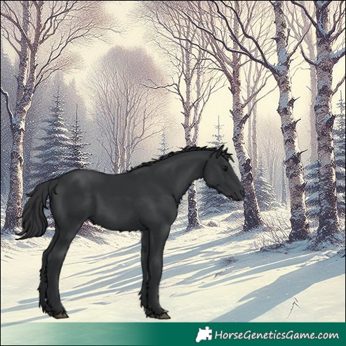 Horse Color:Black 