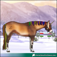 Horse Color:Painted Bay Onyx 