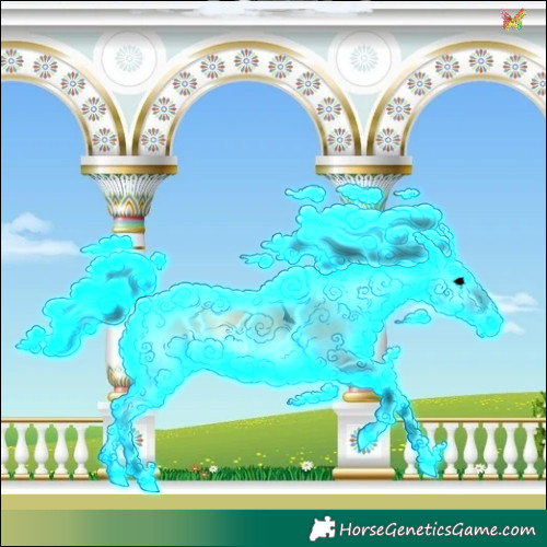 Horse Color:Void Thunderstruck Brown Onyx Tobiano