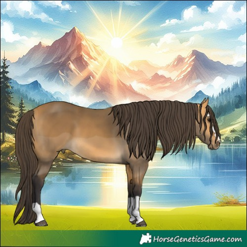 Horse Color:Buckskin 