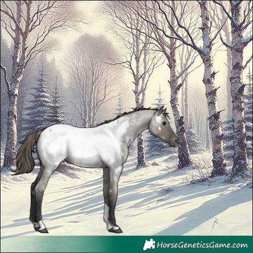Horse Color:Grullo Roan Tobiano Appaloosa 