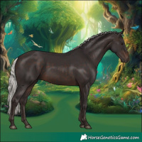 Horse Color:Silver Brown
