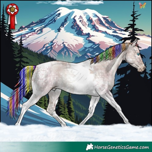 Horse Color:Painted Watercolor Chocolate Palomino Ice Snowdrop Dun Tobiano 