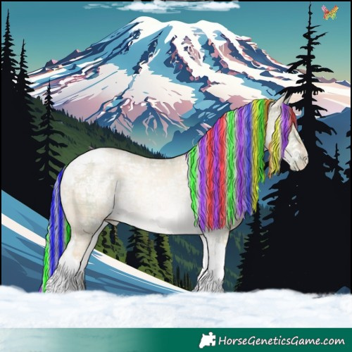 Horse Color:Painted Plaid  Liver Red Dun Ice Snowdrop Pearl Tobiano 