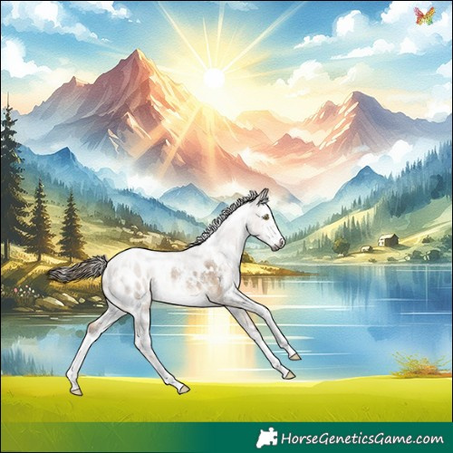 Horse Color:Gray White Spotted Liver Red Dun Sabino Appaloosa Rabicano