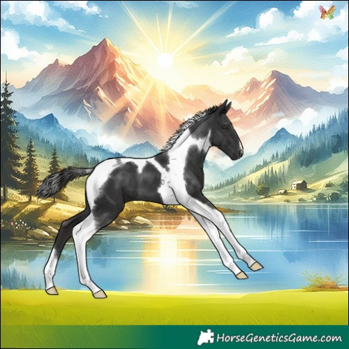 Horse Color:Liver Chestnut Tobiano