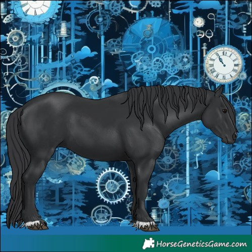Horse Color:Black 