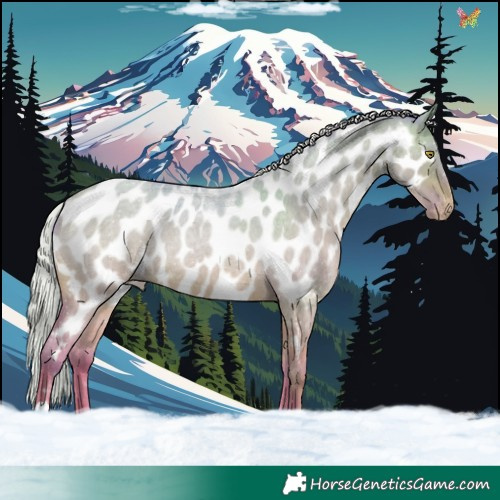 Horse Color:Watercolor Silver Sable Champagne Roan Dun Appaloosa 
