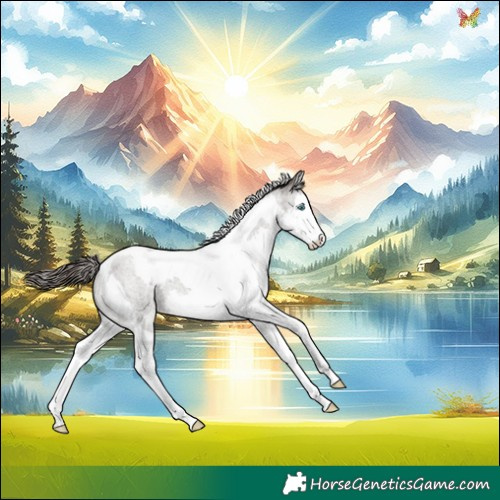 Horse Color:Grullo Roan Splash Tobiano Appaloosa