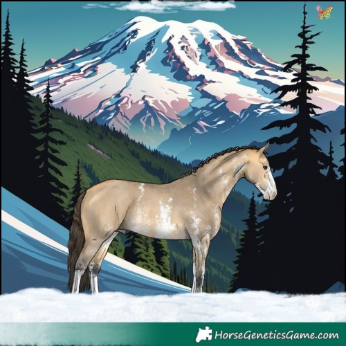 Horse Color:Buckskin Dun Sabino Rabicano 