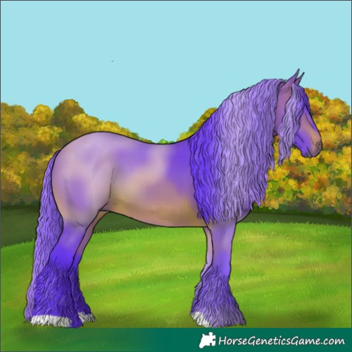 Horse Color:Watercolor Brown 