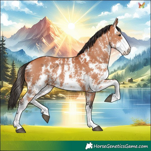 Horse Color:Bay Sabino