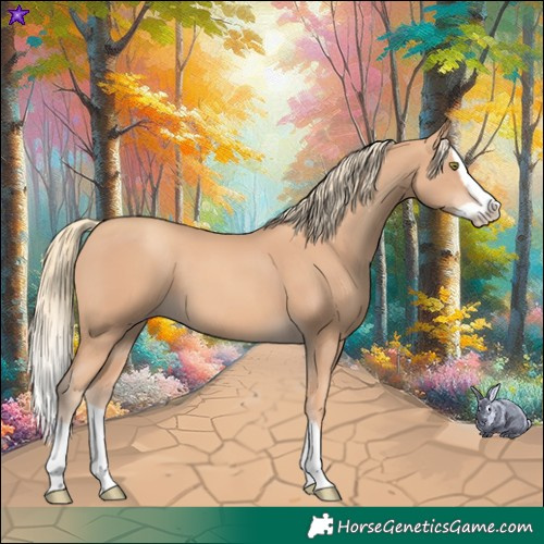 Horse Color:Gold Champagne Splash
