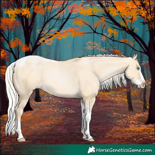 Horse Color:Silver Smoky Grullo Pearl Splash Tobiano