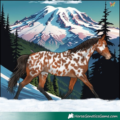 Horse Color:Bay Appaloosa 