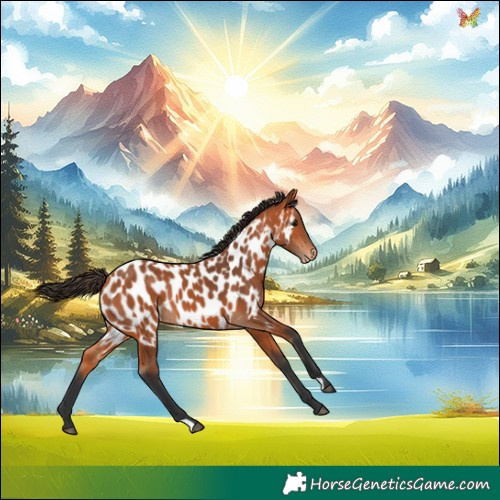 Horse Color:Bay Appaloosa 